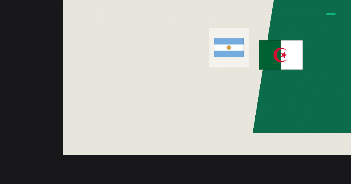 Argentina Open Title Defence Against Algeria in Kansas City as Messi Eyes Second Crown