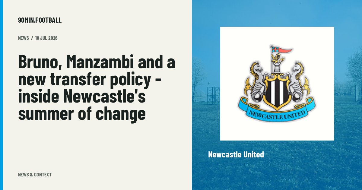 Editorial graphic: Bruno, Manzambi and a new transfer policy - inside Newcastle's summer of change. Not a photograph of this event.