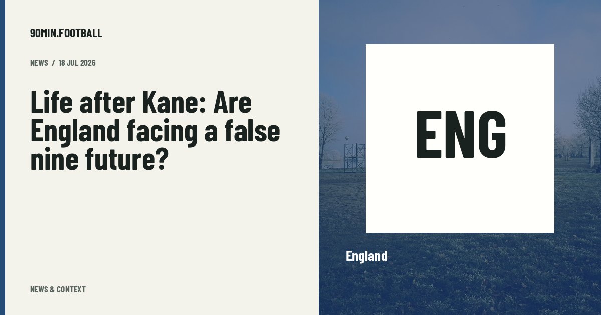 Editorial graphic: Life after Kane: Are England facing a false nine future?. Not a photograph of this event.