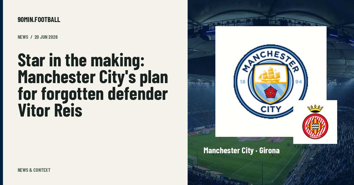 Editorial graphic: Star in the making: Manchester City's plan for forgotten defender Vitor Reis. Not a photograph of this event.