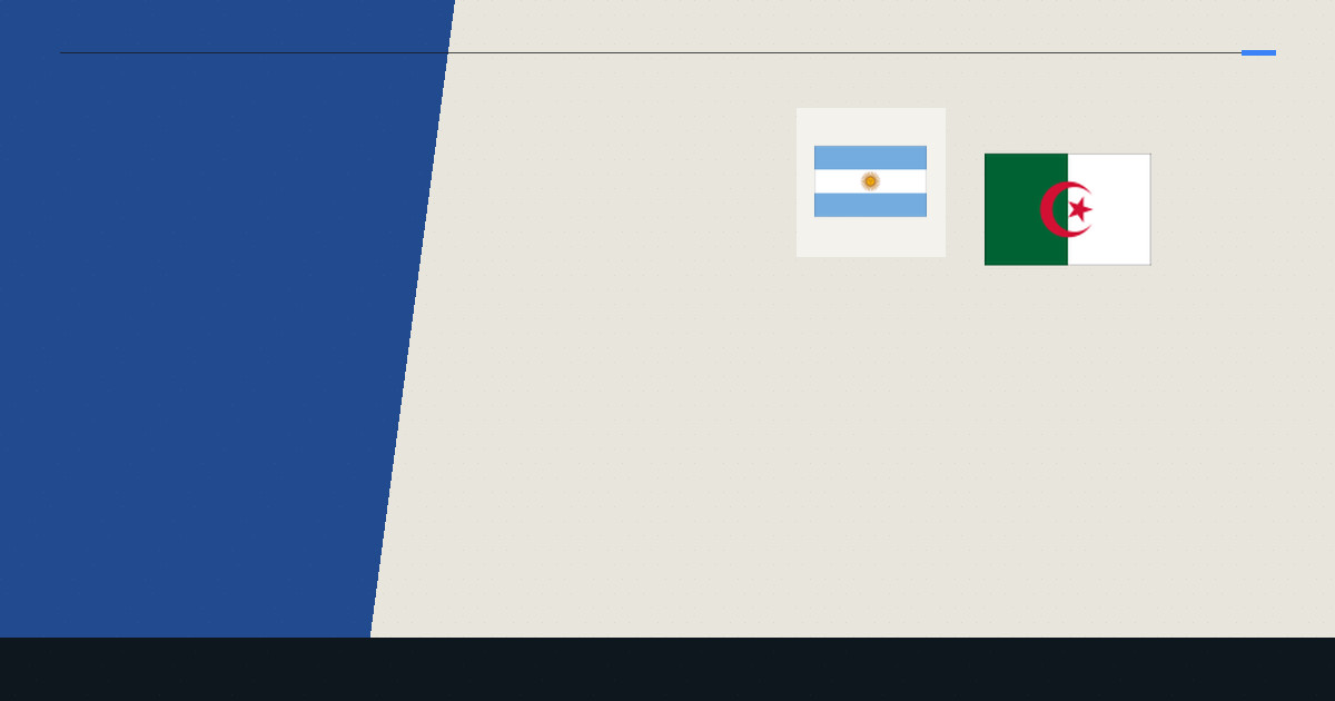  Who is the referee for Argentina vs Algeria? 