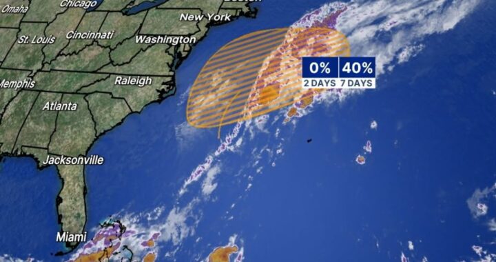Atlantic Low Gains 40% Development Odds as Coastal Flooding and High Surf Threaten Mid-Atlantic and Northeast While Florida Keeps Cool Dry Air