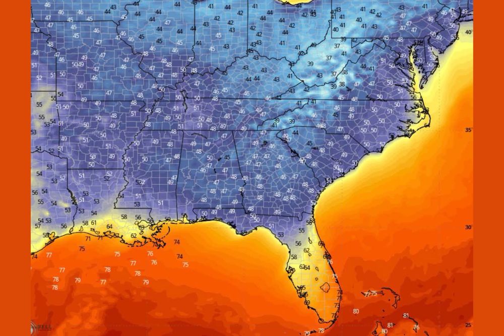 Chilly 40s and 50s Grip Wednesday School Mornings in Georgia, Alabama, Tennessee and Texas Before Warm Afternoons as South Florida Stays Mild