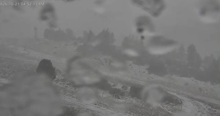 Early Season Snow Begins Falling at Mammoth Mountain in California as Sierra Nevada Storm Could Bring up to 10 Inches to the Eastern Sierra