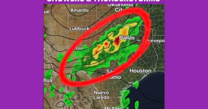 Next Cold Front Brings Showers and Thunderstorms to Dallas and North Texas on Tuesday, October 27, Adding to a Wet October Rainfall Total