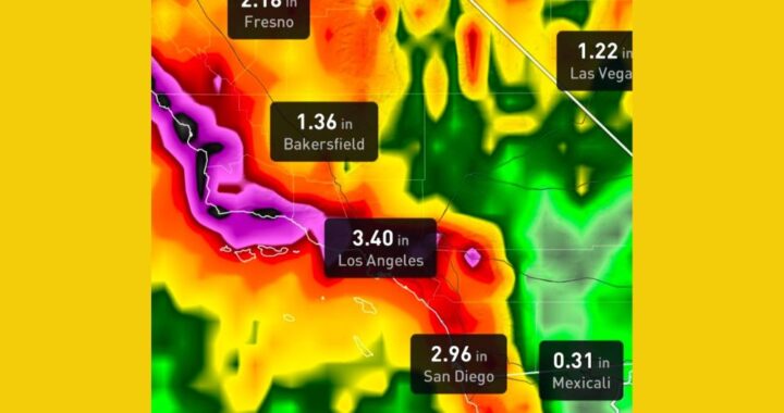 Series of Pacific Storms Could Bring Heavy Rain to Southern California and Nevada Through Halloween as Los Angeles Projections Top 3 Inches