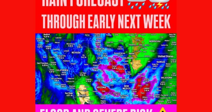 Strong Pacific Storm Brings Flash Flooding, Severe Hail and Mountain Snow to California, Arizona and New Mexico Before Soaking Texas and Oklahoma